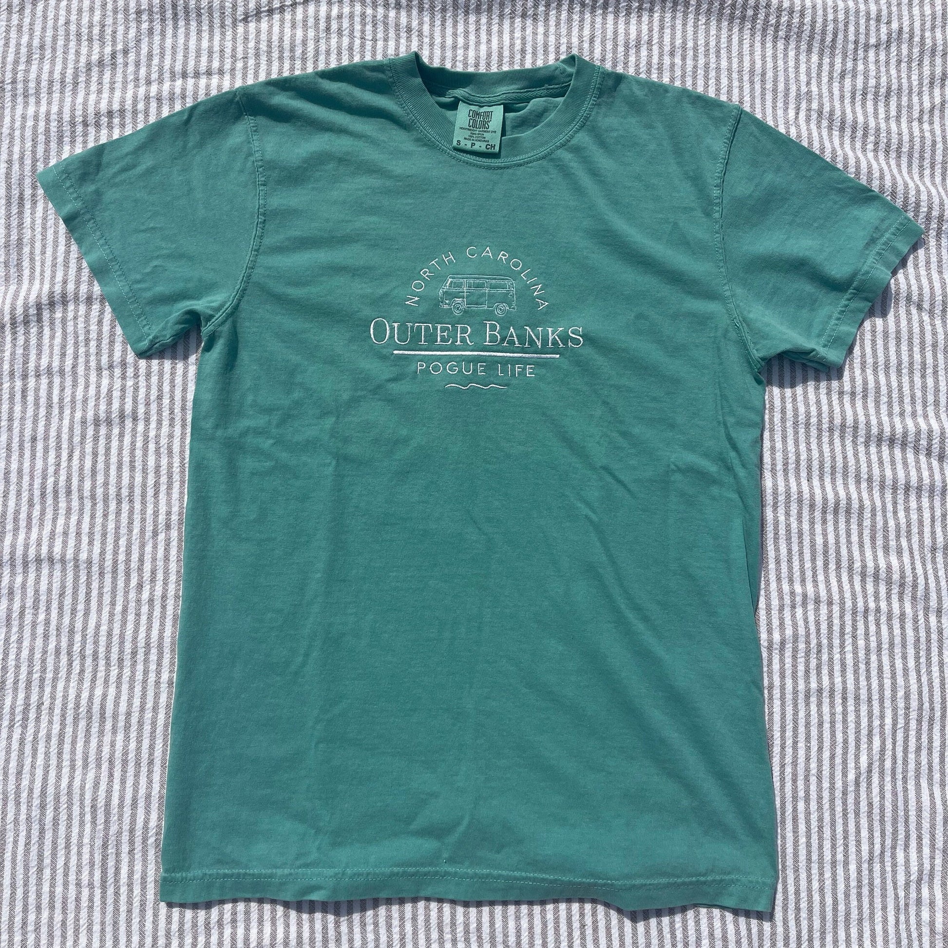 Outer Banks North Carolina Embroidered T-shirt/Pogues/OBX